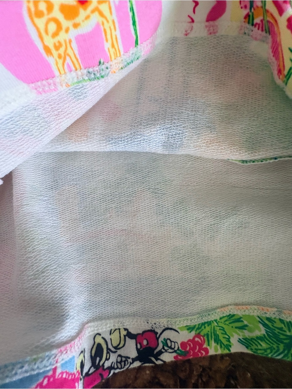 Lilly Pulitzer White Cotton terry Disney Print Lounge Shorts Multicolor size S - Picture 4 of 6